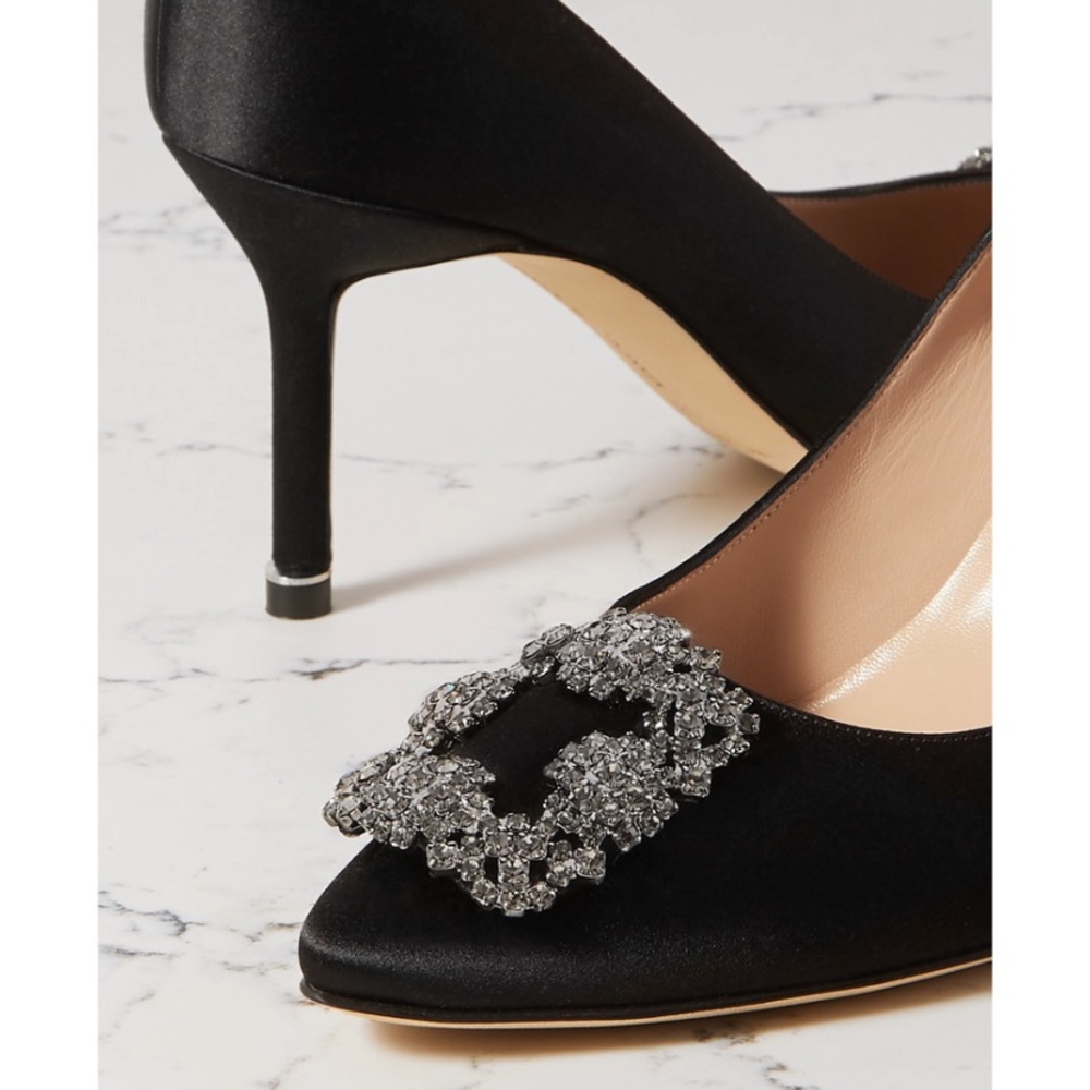 Manolo Blahnik Hangisi 70mm Pumps